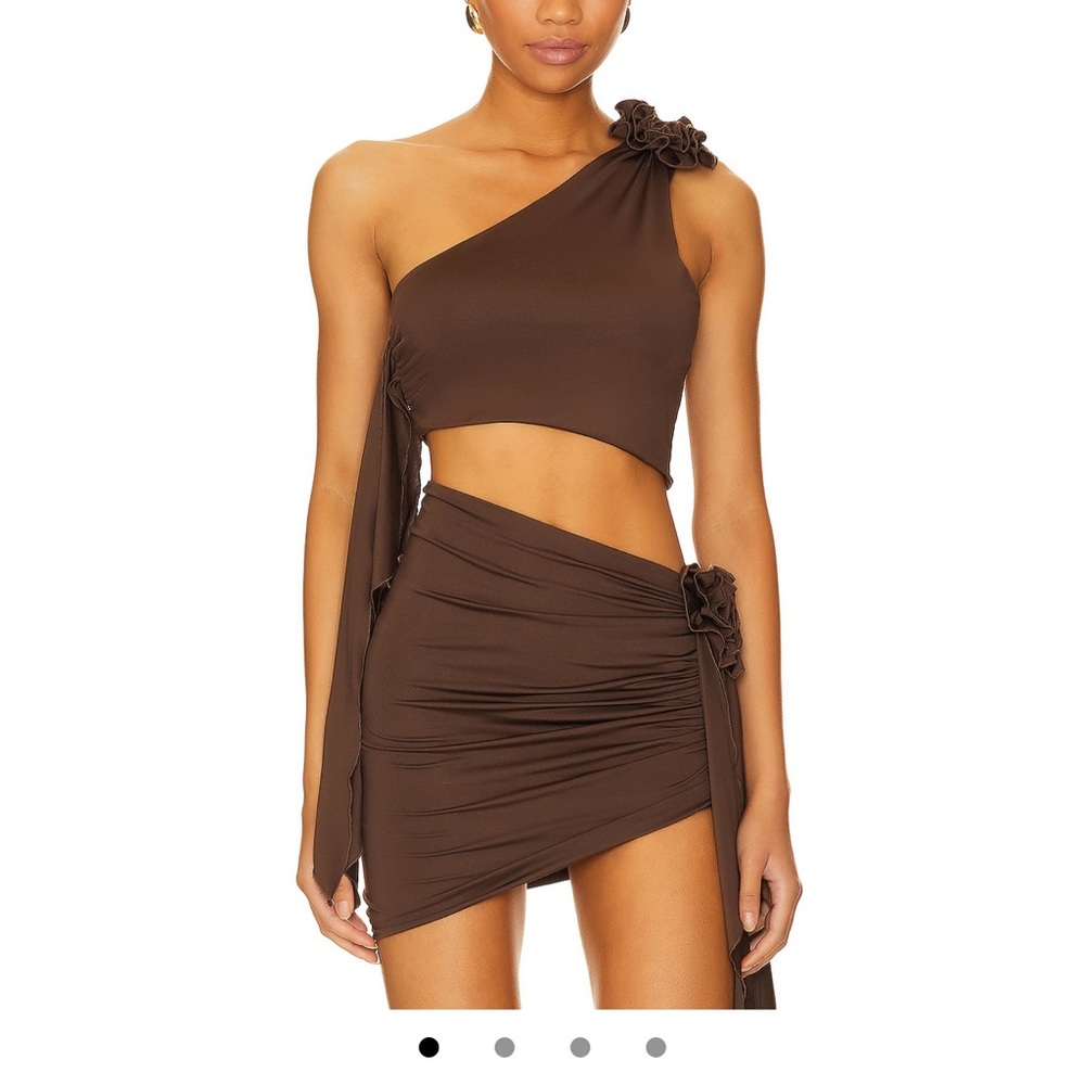 Lovers and Friends Cordelia Top in Chocolate Brown